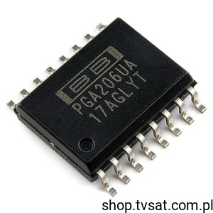 [2szt] PGA206UA Programmable Gain Amplifier SMD-SO16 BB 