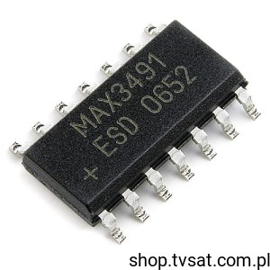 [3szt] MAX3491ESD+ RS485 RS422 Transceiver SMD-SO14 MAXIM