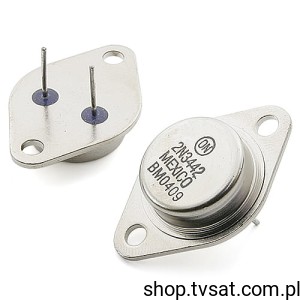 [2szt] 2N3442 Transistor Si NPN 140V 10A 117W TO3 ONSEMI