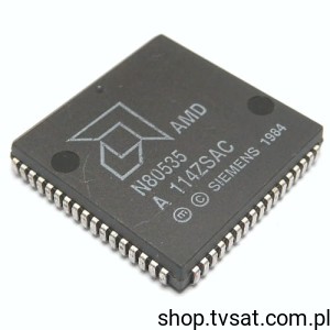 [2pcs] N80535 UPC 8Bit NMOS SMD-PLCC68 AMD BULK