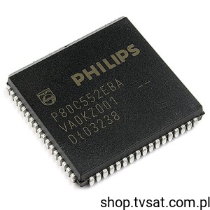 [1pc] IC uPC + A/D 10Bit P80C552EBA SMD-PLCC68 PHILIPS