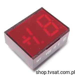 [20szt] VQE11E LED 1+1/2XWK Red THT RFT