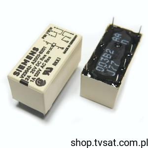 [3pcs] V23042-A2003-B201 Relay 12VDC 2A Coil 720R THT SIEMENS
