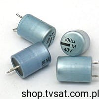 [200szt] 100uF-40V 100uF 40V Electrolytic RADIAL PHILIPS CUT