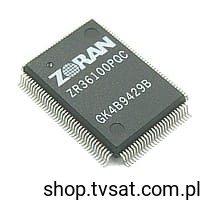 [25pcs] ZR36100PQC Video Decoder SMD-QFP128 ZORAN