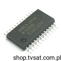 [10szt] MSM7508BGS-TKR1 CODEC PCM Voice Filters SMD-SO24L OKI