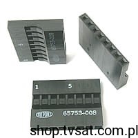 [20szt] 65753-008 Socket 8 Pin R 2.54 HOUS DUPONT