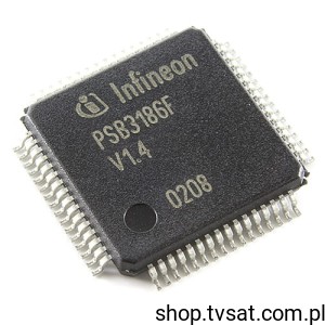 [20pcs] PSB3186FV1.4 ISDN Telecom SMD-TQFP64 INFINEON