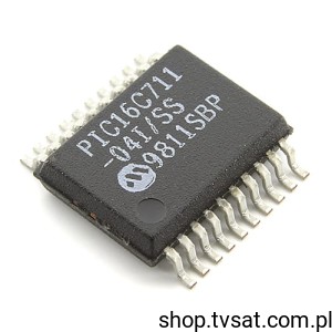 [3szt] PIC16C711-04I/SS 8Bit UPC OTP AD Conve SMD-SSOP20 MICROCHIP