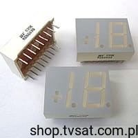[20szt] MAN6830 LED 7-SEGMENT Yellow THT IIIVTHREE