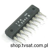 [20szt] U2343B PLL FM Stereo Multiplex SIP9 TEMIC