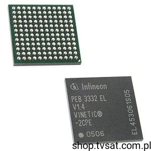 [10pcs] PEB3332EL-V1.4 Voice IP System SMD-LBGA144 INFINEON