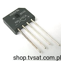 [20pcs] KBU6K 800V 6A Diode Bridges SIL4 GI 