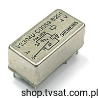 [3pcs] V23040-C0059-B201 Relay 4VDC 2A THT SIEMENS