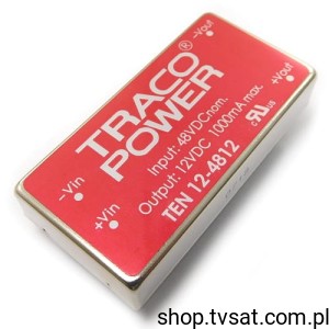 [1pc] TEN12-4812 DC-DC In 18-75V Out 12V 1A THT TRACO