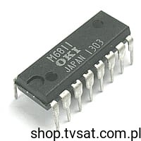 [20szt] MSM6811 CODEC IC DIP16 OKI