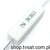 [5szt] SQP7-3K3JB15 3K3 5% 350ppm 7W AXIAL TT 