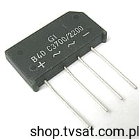[40pcs] B40C3700/2200 40V 4A Diode Bridges SIL4 GI 