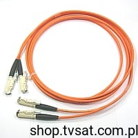 [2pcs] 6031051 Fiber Optic Cable + E-2108.6/K 2m CORD SUHNER