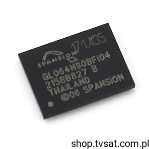 [3szt] S29GL064N90BFI040 SMD-BGA48 64MBit Memory SMD-BGA64 SPANSION