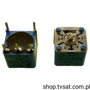 [2szt] T12Y0221MAB25 Cermet Trimmer 220 Ohm THT VISHAY