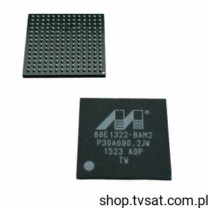 [1pc] 88E1322-BAM2 Ethernet Transceiver SMD-BGA196 MARVELL