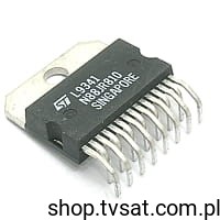 [4szt] L9341 Quad Low Side Driver MULTIWATT-15 STM USED