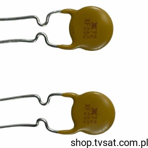 [50szt] RXEF050-2 PTC PolySwitch 72V 0.5A (1A) 40A THT LITTELFUSE