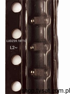 [900szt] LUDZS9.1BT1G Diode 9.1V Zener SMD LRC