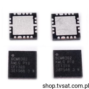 [2pcs] BCM6302KMLG ADSL Line Driver SMD-QFN20 BROADCOM BULK