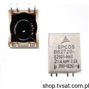 [20szt] B82720S2601N40Z99 4.4mH 0.6A 0.4Ohm Dual Choke SMD EPCOS