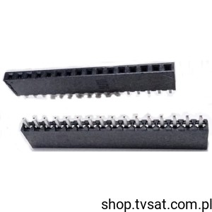[4szt] SQT-116-01-S-D Conn Strip SKT 16 Pin 2 mm THT SAMTEC