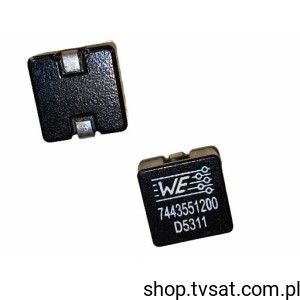 [10szt] 7443551200 Chip Inductor 2uH 22A 2.6mOhm SMD WURTH