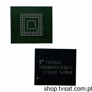 [2szt] THGBMBG6D1KBAIL NAND Flash Parallel SMD-BGA153 TOSHIBA