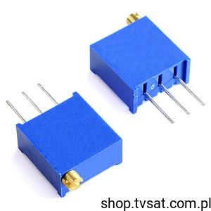 [3szt] 3296W-1-501 Potentiometer 500 Ohm 25 Turnover THT BOURNS