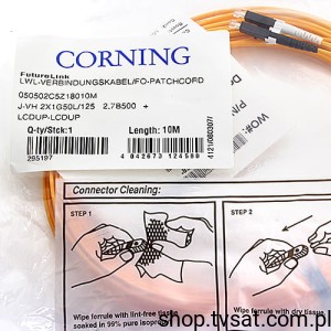 [1szt] J-VH-2X1G50L-125-2.7B500 Fiber Optic Patch Cord FIBER-CORD CORNIN