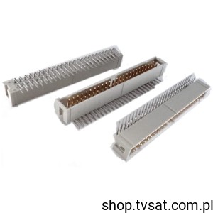 [3szt] 09195507323 Connector 2 x 25 Pin Angled THT HARTING