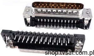 [3szt] 09653626816 Socket D-SUB DB25 THT HARTING