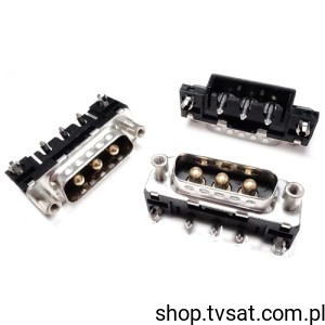 [2szt] D3W3P36A6GV08LF D-SUB PIN-3 Power P. 6.86mm THT FCICONN