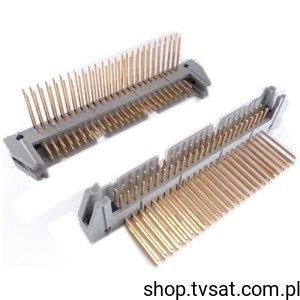 [3szt] N3433-10K2RB Header 2x25 Pin Angled Wire Wrap THT 3M 