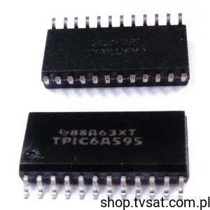 [10pcs] TPIC6A595DW Shift Register 8Bit Automotive SMD-SO24L TI 