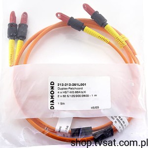 [3szt] 212-212-261L001 Fiber Optic Patch Cord FIBER-CORD DIAMOND