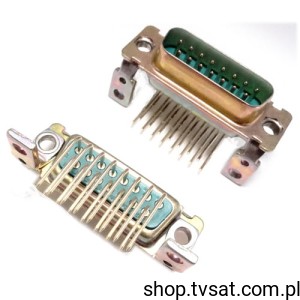 [2szt] DAM15P500M Conn D-Sub Pin 15 Pos 2.74mm THT JST