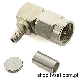 [3szt] 421420029 ConnRight Angle Cable Mount SMA PLUG IMS
