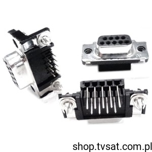 [4szt] 5747844-4 D-Sub Connect Board-to-Board 9 2.74 mm THT TE-CONN