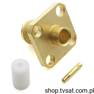 [1szt] R125255000W SMA Coaxial Flanged Jack 50 Ohm PANEL RADIALL