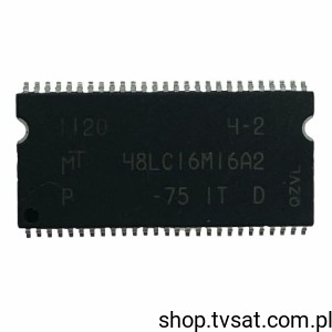 [2szt] MT48LC16M16A2P-75ITD SDRAM Memory 256M SMD-TSOP54 MICRON