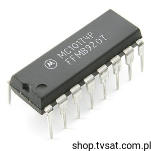 [3pcs] MC10174P ANALOG MULTIPLEXER DIP16 MOTOROLA