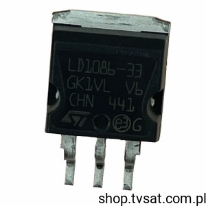 [5pcs] LD1086D2M33 3.3V 1.5A Voltage Regulator SMD-D2PAK STM