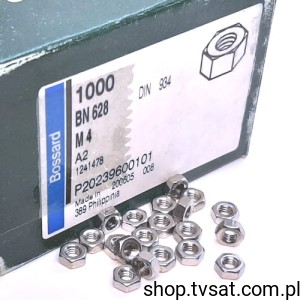 [400szt] 1241478 M4 NUT M4/BN628 DIN934 NUT BOSSARD
